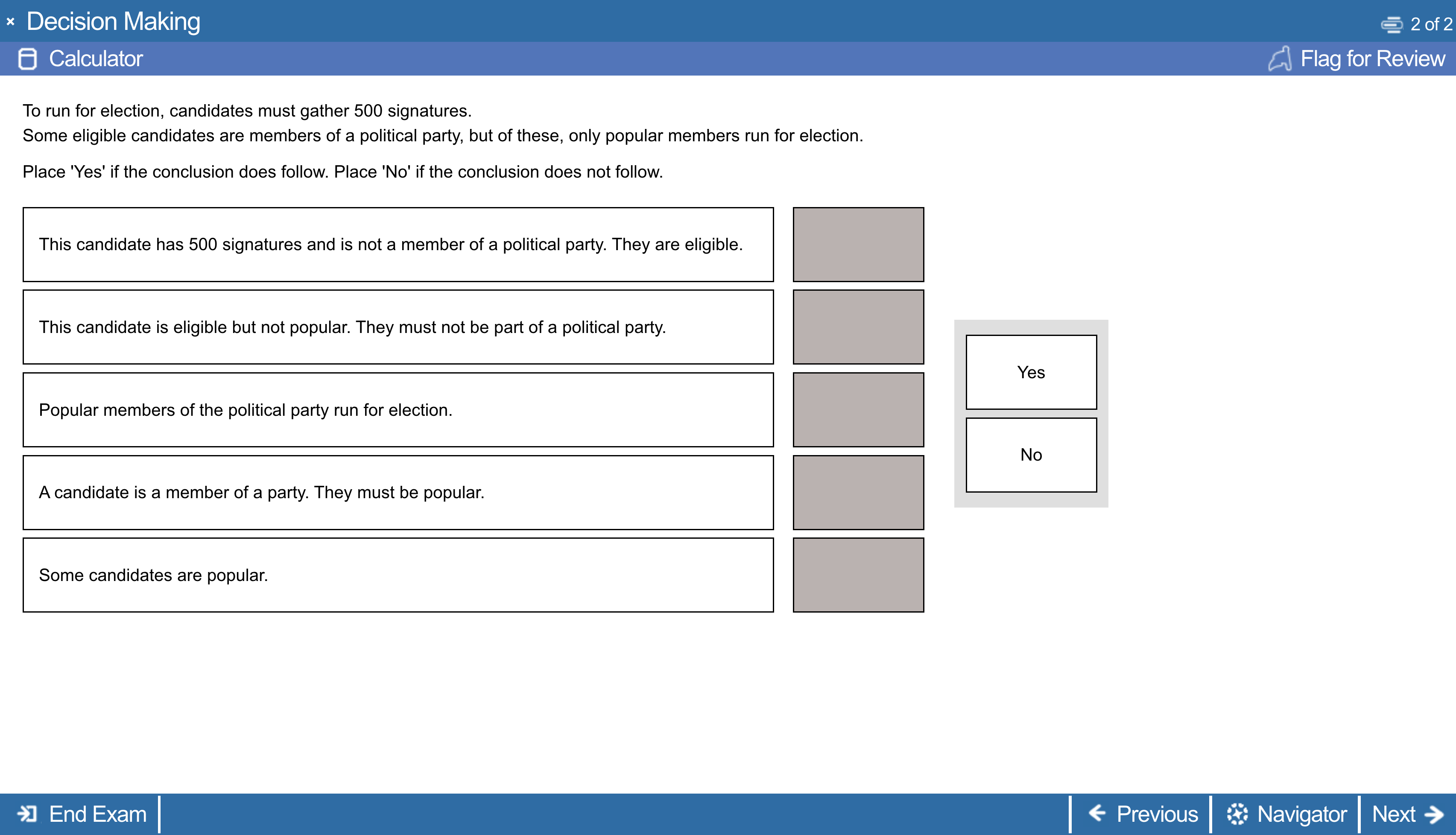 Practice Interface